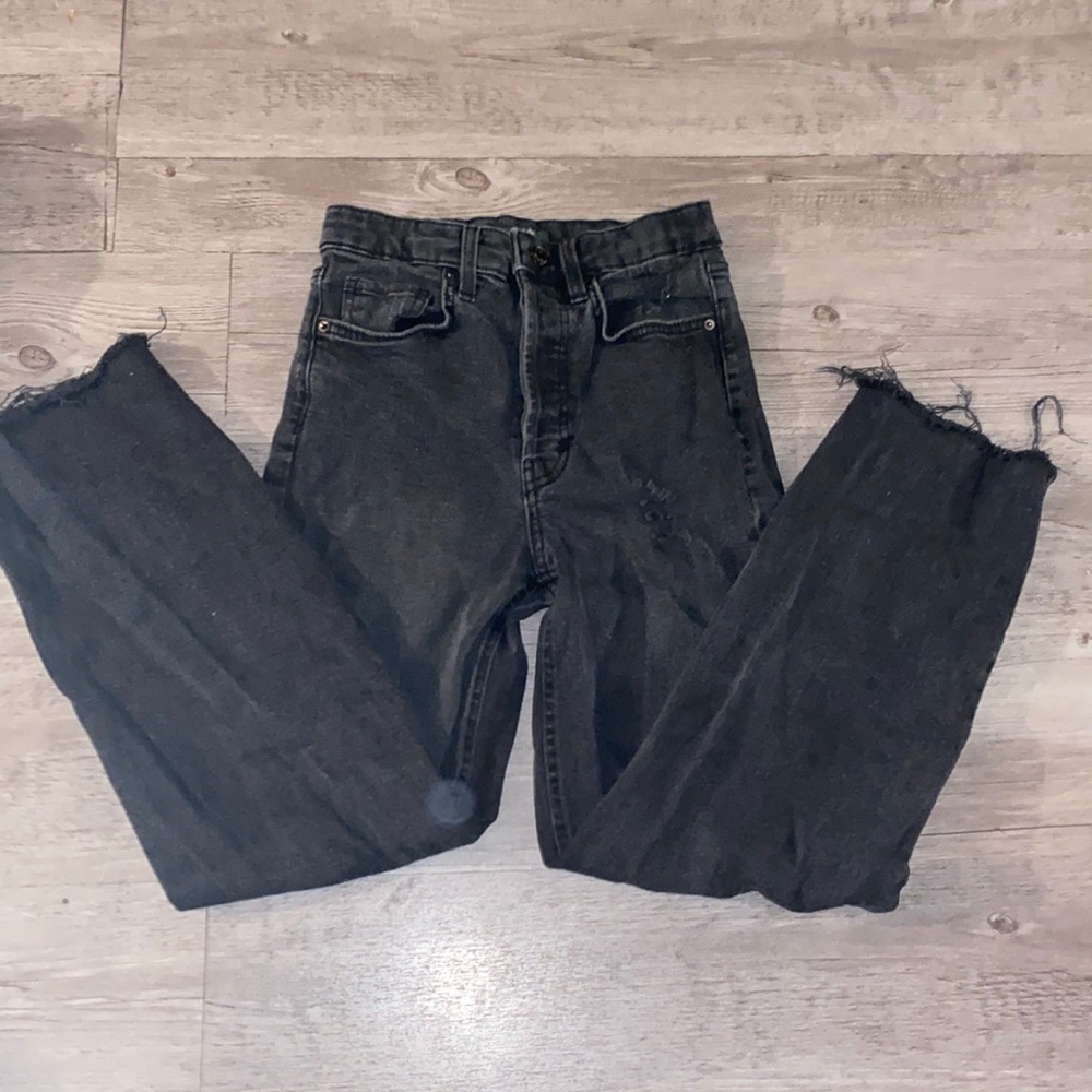 Black Straight leg Jeans